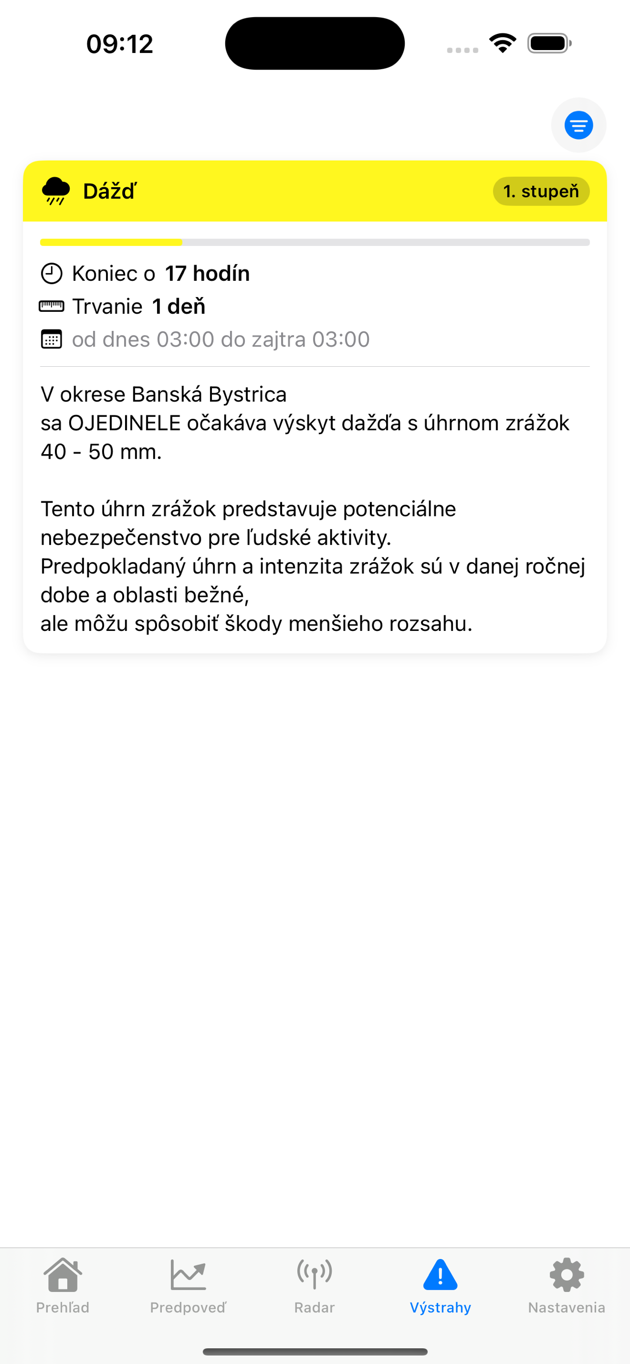 Výstrahy